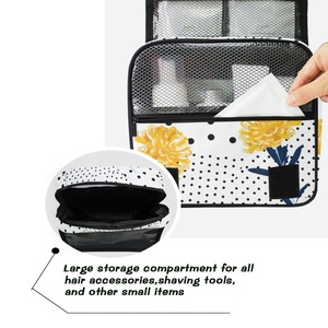 New Hot Sales Custom Flower Print Hanging Portable Storage <b>Toiletry</b> <b>Bag</b> Makeup Travel <b>Toiletry</b> <b>Bag</b> - Product Image 5