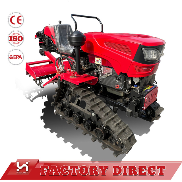 Mini Cultivator 35HP Crawler Tractor with Excavator for Agriculture Farm Loader and Backhoe