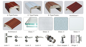 GW-105 Ván Ép Phim PVC Màu Hồng Thiết Kế Ấm Áp/Cửa Gỗ MDF Dập Nổi Cho Phòng Ngủ - Product Image 6