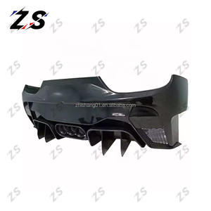 กันชนท้ายรถคาร์บอนไฟเบอร์ครึ่งแผ่นสำหรับ<span class=keywords><strong>รถ</strong></span>เฟอร์รารีอัปเกรด458<span class=keywords><strong>รถ</strong></span>สไตล์ V - Product Image 2