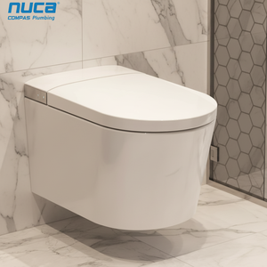 Inodoro Inteligente Moderno <span class=keywords><strong>Nuca</strong></span> con Tapa Automática Integrada, Sin Límite de Presión de Agua, con Control Remoto - Product Image 1