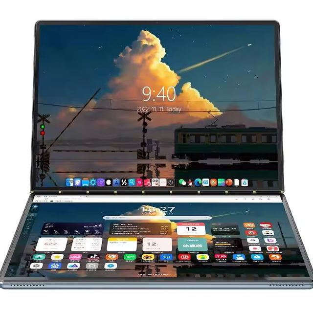 2026 Brand New Double Screen Laptop Touch Screen Business Notebook Computer Dual Screen Laptop Computer for Gaming