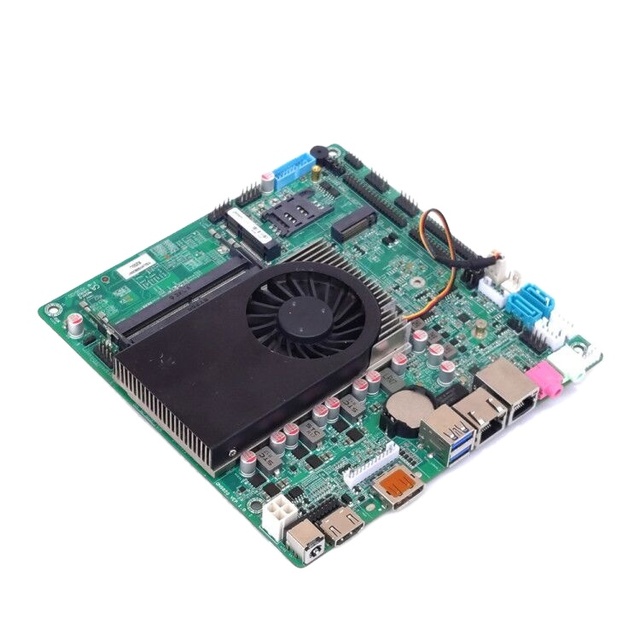 ELSKY QM9850 8th Generation Core I5 Mainboard Quad Core Processor 2LAN 6COM GPIO LVDS HD-MI VGA Motherboard with Fan In-tel