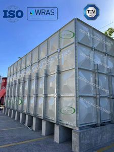 Vente flash : Réservoir <span class=keywords><strong>de</strong></span> stockage d'<span class=keywords><strong>eau</strong></span> <span class=keywords><strong>de</strong></span> <span class=keywords><strong>pluie</strong></span> en fibre <span class=keywords><strong>de</strong></span> verre FRP GRP <span class=keywords><strong>de</strong></span> 20 000 à 200 000 <span class=keywords><strong>litres</strong></span> pour l'irrigation et l'équipement hydroponique - Product Image 5