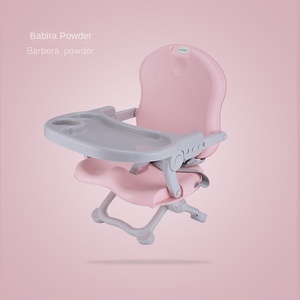 Mesa de comedor y silla plegable de plástico de dibujos animados para niños, Muebles de bebé portátiles sin instalación para sala de estar - Product Image 6