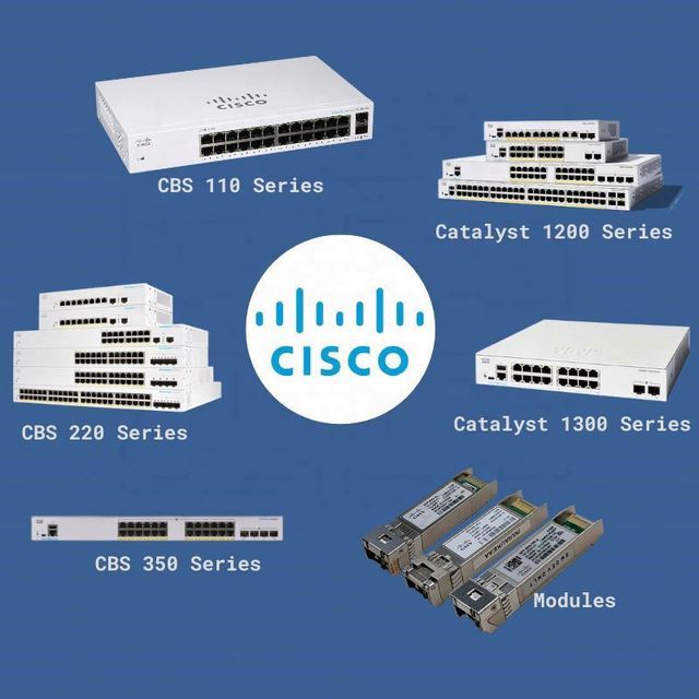 Cisco C1200-48P-4X 48 Port PoE+ Gigabit Ethernet 4 X 10G Uplink Ports Enterprise Network Switch C1200-48P-4X