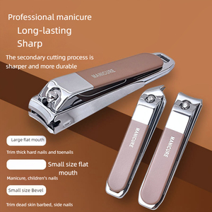 ชุดกรรไกรตัดเล็บสแตนเลสพร้อมกล่องเก็บอุปกรณ์ทำเล็บมือและเล็บเท้า - Product Image 2