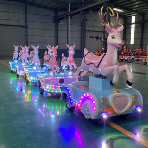 <span class=keywords><strong>Tren</strong></span> Turístico de 8 Plazas para Centros de Entretenimiento, <span class=keywords><strong>Tren</strong></span> Eléctrico Divertido para Niños, Paseos en <span class=keywords><strong>Tren</strong></span> sin Rieles en Interiores en el Centro Comercial - Product Image 6