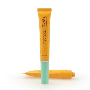 Tube cosmétique et médical vide souple personnalisé OEM en gros avec bouchon-pompe coloré pour crème nettoyante visage et contour des yeux inclus - Product Image 4