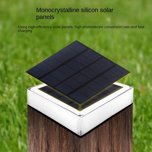 5W al aire libre impermeable IP65 RGB Solar LED Pilar luz solar lámpara de césped de jardín con energía solar - Product Image 2