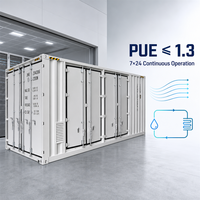 Solution de centre de données à refroidissement liquide de 20 pieds à haute efficacité énergétique avec refroidissement direct sur puce pour les calculs haute performance (HPC) et les charges de travail d'IA