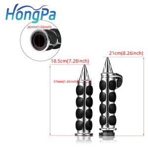 Empuñadura de aleación de aluminio para motocicleta, empuñaduras de 1 "y 25mm para <span class=keywords><strong>Harley</strong></span> Sportster Dyna Softail - Product Image 5