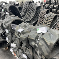 Piezas del tren de rodaje de excavadora, pista de goma, almohadilla de goma, zapatas de pista, almohadilla de pista para Komatsu Hyundai Kobelco Carter Hitachi
