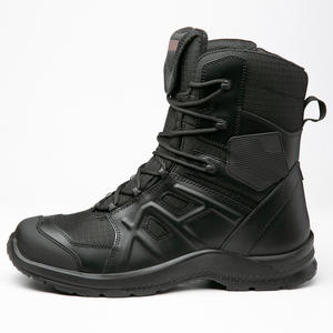 <span class=keywords><strong>Bottes</strong></span> de sécurité d'entraînement personnalisées imperméables à tige basse, moyenne ou haute, en cuir, pour le désert, la randonnée en plein air et l'alpinisme - Product Image 2