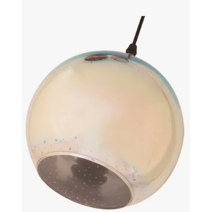 Lampe suspendue sphérique décorative en verre argenté E27 Design industriel blanc chaud pour la maison îlot de cuisine Restaurant centre commercial suspendu - Product Image 2