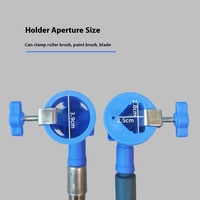 Outil de peinture DIY : Prolongateur de brosse à bords, rouleau, adaptateur multi-angle à poignée en plastique pour endroits hauts, garantie 1 an, ODM