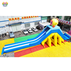 AIRFUNPRO Aire de jeux pour enfants, parc d'attractions, grand toboggan aquatique gonflable d'extérieur, matériau PVC, écologique, utilisation mobile commerciale sur le sol - Product Image 6