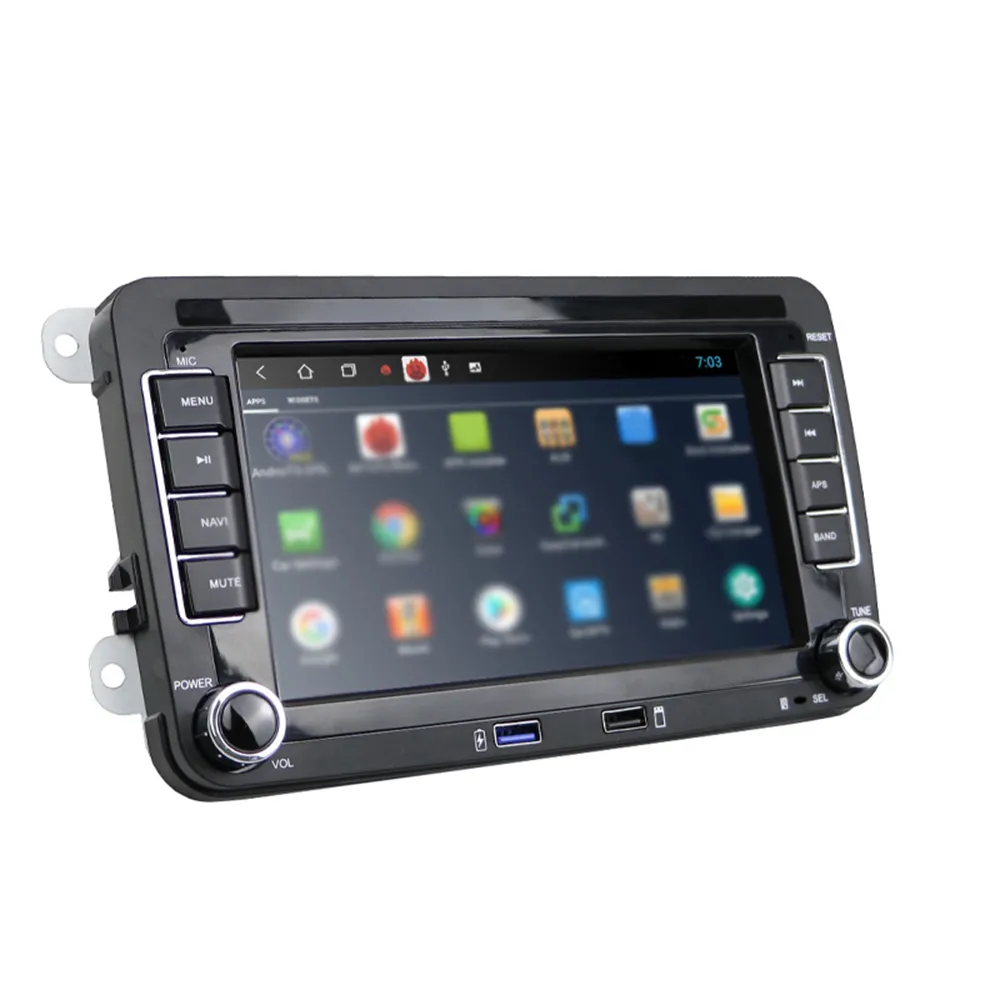 Android 10 Bildschirm 8 Zoll GPS Touchscreen Stereoanlage Radio Navigation 2 32GB Audio Auto DVD-Player Auto Player Radio