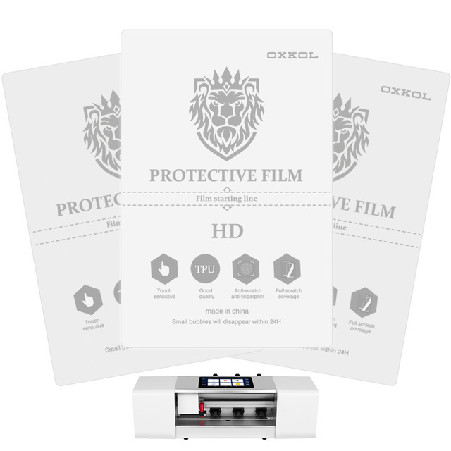 12*18cm Anti-blue Matte Clear 3 Types Tpu Material Nano Screen Protector Hydrogel Film Used for Tpu Cutting Machine