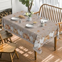 Nappe rectangulaire pour table de réception, motif récolte d'automne, crème chaud, à carreaux, citrouilles, pour décorations de table de fête d'automne