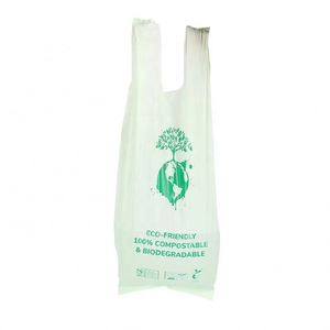 Sacs à déjections canines biodégradables écologiques avec poignées à nouer sur un rouleau, sacs à déjections canines en amidon de maïs - Product Image 6