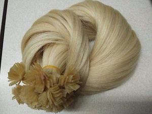 Cabello humano 100% virgen ruso Remy, 0,5g, 0,8g, 0,9g, 1g, punta de palo, queratina, extensiones de cabello de Punta I, venta al por mayor - Product Image 4