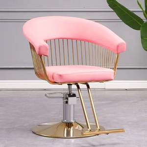 Sillón de Peluquería Princess Beige para Salón de Belleza, Color Dorado para Maquillaje - Product Image 5