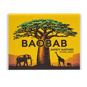 Cerillas de Cartón Ecológicas Personalizadas con Impresión para Empresas Comerciales Modernas - Product Image 1