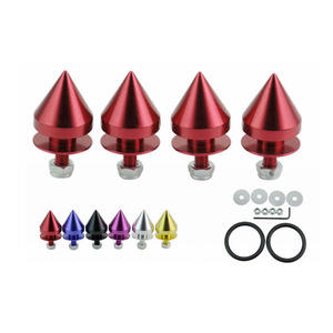 Vis coniques de renforcement de pare-chocs de voiture en alliage d'aluminium Rouge Bleu Noir Argent Violet Or DP15 pour la mise à niveau et la rénovation - Product Image 1