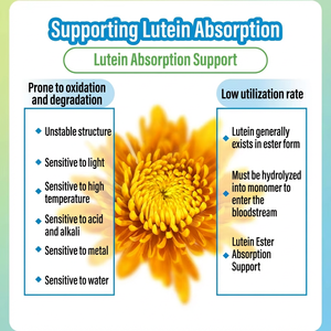 Capsule di Luteina, Vitamina e Zinco, Antiossidante, Migliora la Vista e l'Immunità per Studenti e Giovani, Allevia - Product Image 3