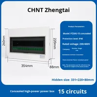 Boîtier de distribution domestique Chint PZ30G, montage en saillie, pour câblage d'éclairage basse tension, multiprise dissimulée, grande capacité