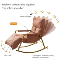 Canapé pliable au design moderne Chaise longue pour chambre à coucher ou salon à la maison pour hôtel ou appartement