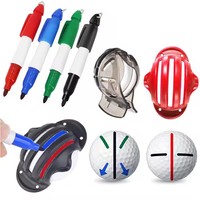 Marqueur portable multi-couleurs miniature pour le dessin, le marquage et les travaux professionnels sur le golf, à base d'huile, non toxique