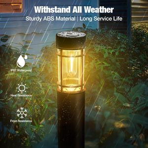 Lámpara solar para exteriores IP65 <span class=keywords><strong>de</strong></span> alto <span class=keywords><strong>brillo</strong></span>, luces blancas cálidas para Calle impermeable <span class=keywords><strong>de</strong></span> entrada <span class=keywords><strong>de</strong></span> jardín - Product Image 4