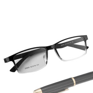 Monture de lunettes rectangulaire TR90 pour hommes, taille moyenne, verres en résine, protection anti-lumière bleue, origine Danyang - Product Image 1