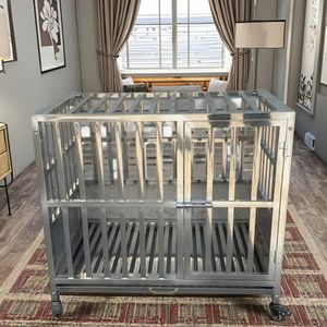 <span class=keywords><strong>Cage</strong></span> pour chien modulaire professionnelle chenil en métal grands transporteurs pour adultes grands chats chiens assemblage facile <span class=keywords><strong>Cage</strong></span> pour chien avec boîte d'emballage - Product Image 1
