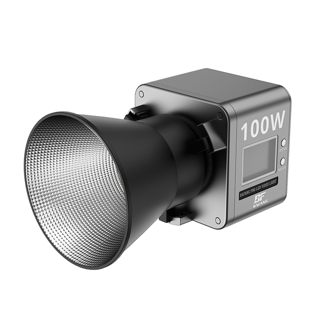 Professional 100W Video LED Cob Continuous Light 2700-6500K Photographic LED Light Photography Video Shooting Recording ABS