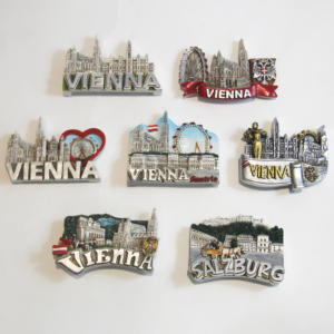 מותאם אישית 3D שרף מקרר מגנטים Miniirs Vennenna astria לנסיעות קישוט הביתה מזכרת למטבח - Product Image 2