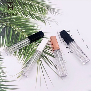 ODM OEM <b>Square</b> Empty <b>Plastic</b> Lip Gloss Tubes Cosmetic <b>Containers</b> Matte Lip Gloss Packaging for Makeup - Product Image 3