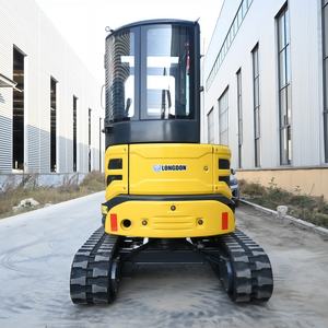 Gratis pengiriman 3000kg penggali kecil mesin Diesel hidrolik kompak Mini Bagger Crawler ekskavator mikro - Product Image 6