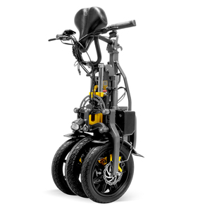 China fabricación 14 ''3 ruedas neumático grueso <span class=keywords><strong>plegable</strong></span> E bicicleta buje trasero 48V 350W Motor sin escobillas batería de litio bicicleta eléctrica - Product Image 3