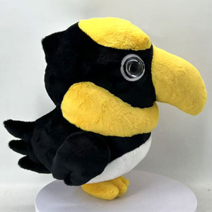 Chất lượng cao chi phí thấp Huỳnh quang-miễn phí hornbill đồ chơi sang trọng tùy chỉnh đồ chơi sang trọng Đồ chơi nhồi bông - Product Image 3