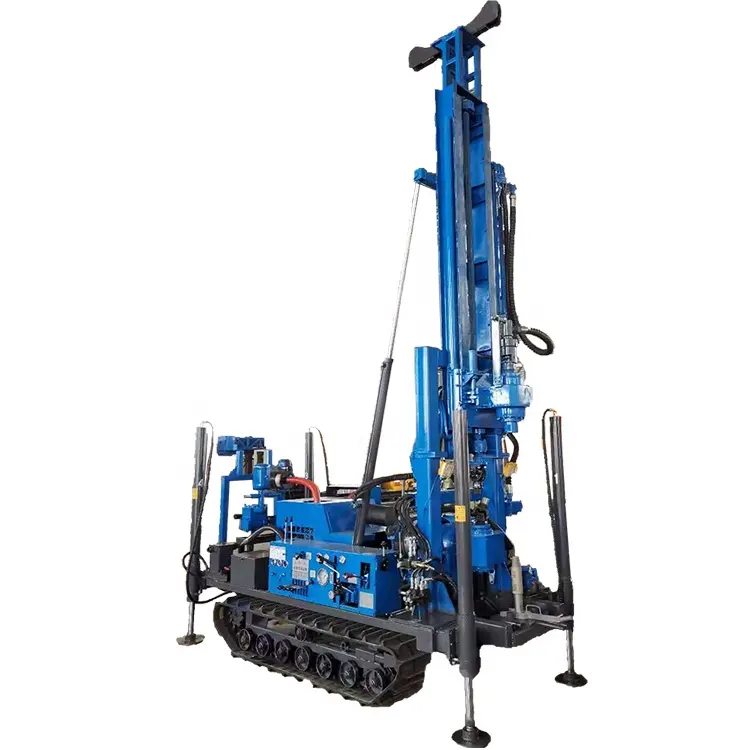 500m Crawler Hydraulic Rotary SPT Test Geotechnical Core Soil Drilling Rig Machine Price Water Well Drilling Rig with Mud Pump