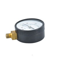 Double-An Y60 Iron Brass Connection Bourdon Tube Pressure Gauges 0-4MPa Range for Industrial Applications