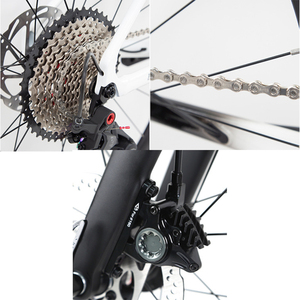 Bicicleta de Carretera y Grava de 12 Velocidades con Frenos de Disco Hidráulicos, Neumáticos Anchos 38C, Ruedas Ligeras de Aluminio, Capacidades Todoterreno para Ciudad y Carretera - Product Image 2