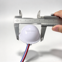 Lumière à pixels programmable de 45 mm, étanche, en forme de champignon, idéale pour les carnavals, les grandes roues, les parcs d'attractions