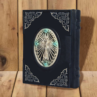Grimoire sorcière sort livre fabriqué à la main résine Grimoire pour sorcières et Wiccans sorcière décoration livre Halloween accessoires