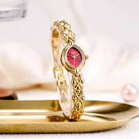 Shell Horloge 2025 Nieuwe Middeleeuwse Gouden Quartz Dames Horloge Verjaardagscadeau Voor Valentijn High-End Mode Polshorloge
