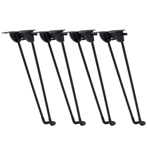 Chất Lượng Cao Kim Loại Sắt Gấp Kẹp Tóc Bảng Chân Hiện Đại Kẹp Tóc Cà Phê Ăn Uống Dã Ngoại Bàn Chân - Product Image 2