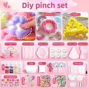 Kit de pâte à modeler musicale en silicone DIY, jouet anti-stress patte de chat fait main, unisexe, Squishy Cai Ma - Product Image 2